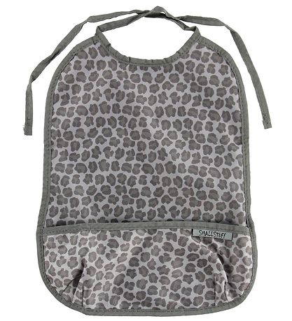 Smallstuff Bib w. Food Catcher - Long - Leopard Smallstuff Bib w. Food Catcher - Long - Leopard