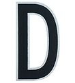 Design Letters Klistermärke - Mobil - D - 5 cm - Black Design Letters Klistermärke - Mobil - D - 5 cm - Black