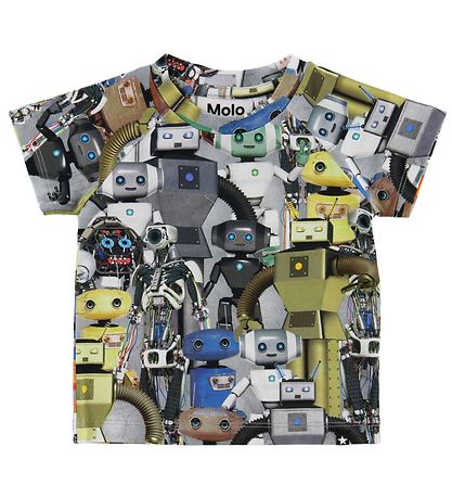 Molo T-Shirt - Emmett - Robots Molo T-Shirt - Emmett - Robots