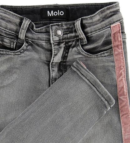 Molo 바지 - 아델 - 그레이 워시드 데님