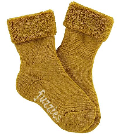 Fuzzies Babysocken - Senf