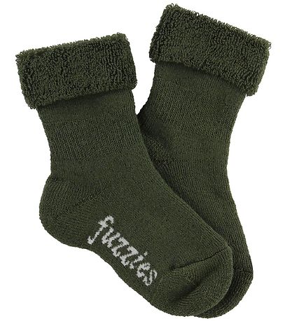 Fuzzies Baby Socks - Army Green Fuzzies Baby Socks - Army Green