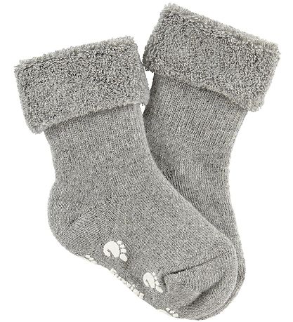 Fuzzies 워킹삭스 포함 미끄럼방지 - 라이트그레이 Fuzzies 워킹삭스 포함 미끄럼방지 - 라이트그레이