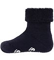 Chaussettes de Bébé av. Antidérapant Fuzzies - Marine Chaussettes de Bébé av. Antidérapant Fuzzies - Marine
