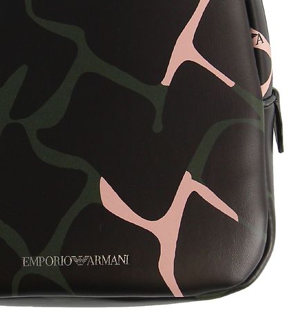 Emporio Armani Backpack - Black/Green/Pink