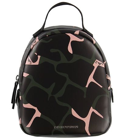 Emporio Armani Backpack - Black/Green/Pink Emporio Armani Backpack - Black/Green/Pink