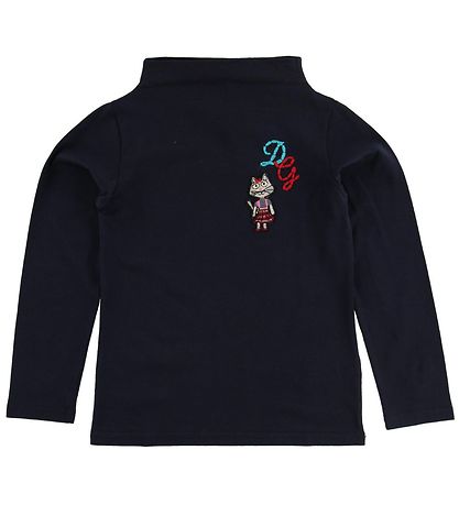 Dolce & Gabbana Blouse w. Collar - Back To School - Navy Dolce & Gabbana Blouse w. Collar - Back To School - Navy