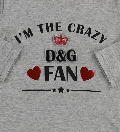 Dolce & Gabbana Blouse - Millennials - Grey Melange Dolce & Gabbana Blouse - Millennials - Grey Melange