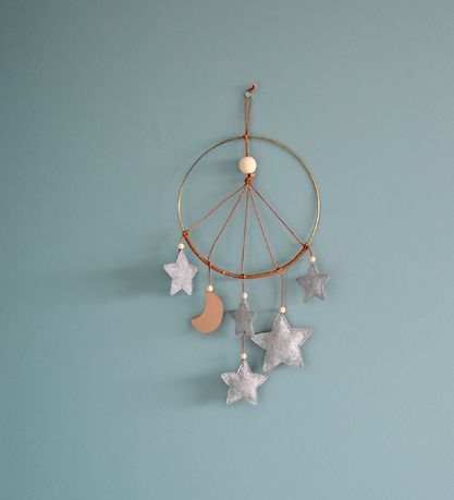 Filibabba Baby Mobile - Moon - Grey Filibabba Baby Mobile - Moon - Grey