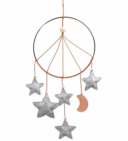 Filibabba Baby Mobile - Moon - Grey Filibabba Baby Mobile - Moon - Grey
