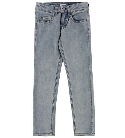 Grunt Jeans - Dvöl - þvegið Blue