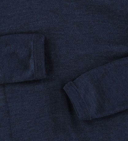 Engel Long Sleeve Top - Wool/Silk - Navy-Blue Engel Long Sleeve Top - Wool/Silk - Navy-Blue