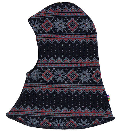 Joha Balaclava - Double Layer - Wool - Black/Stars Joha Balaclava - Double Layer - Wool - Black/Stars