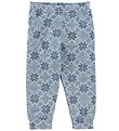 Joha Leggings - Wol - Lichtblauw m. Sterren Joha Leggings - Wol - Lichtblauw m. Sterren