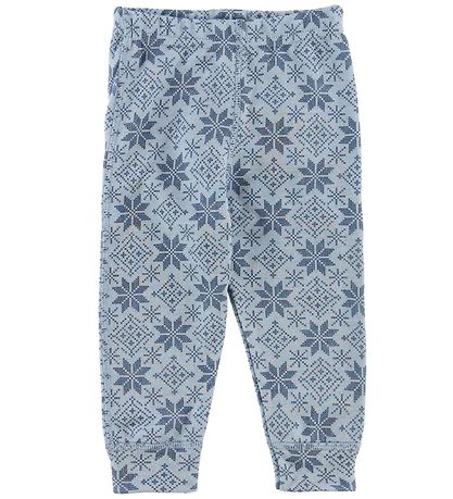 Joha Leggings - Wool - Light Blue/Stars Joha Leggings - Wool - Light Blue/Stars