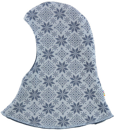 Joha Balaclava - Double Layer - Wool - Light Blue/Stars Joha Balaclava - Double Layer - Wool - Light Blue/Stars