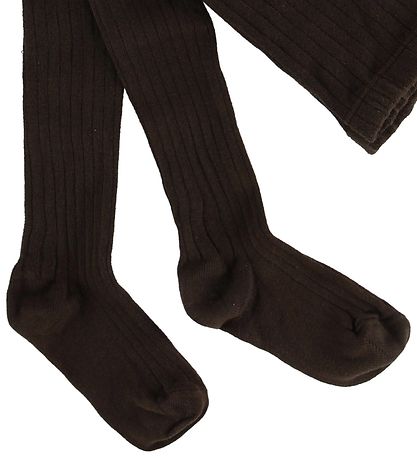 Condor Strumpfhosen - Rib - Dunkelbraun