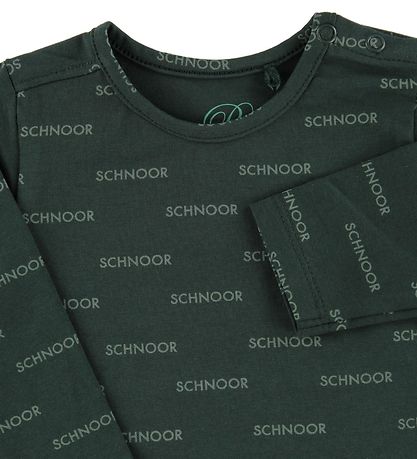 Petit by Sofie Schnoor Blouse - Jersey - Green w. Logos Petit by Sofie Schnoor Blouse - Jersey - Green w. Logos