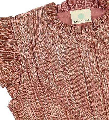 En Fant Dress - Pleated - Rose