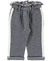 Emporio Armani Trousers - White/Navy w. Pattern Emporio Armani Trousers - White/Navy w. Pattern