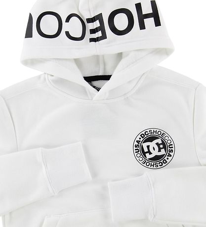 DC Hoodie - Snowstar - White w. Logo