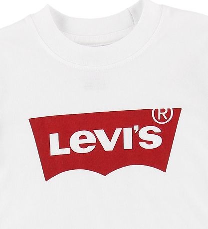Levis T-shirt - Batwing - White w. Logo