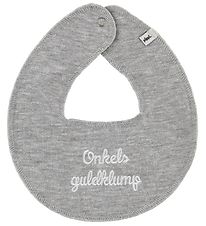 Pippi Baby Teething Bib - Round - Onkels Guldklump - Grey Pippi Baby Teething Bib - Round - Onkels Guldklump - Grey