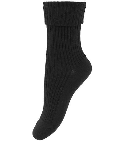 MP Socks - Wool - Black w. Rib MP Socks - Wool - Black w. Rib
