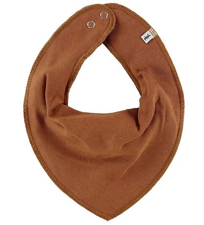 Pippi Baby Teething Bib - Pointy - Brown Pippi Baby Teething Bib - Pointy - Brown