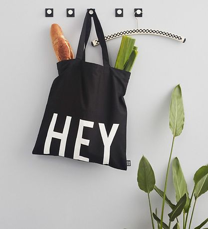 Design Letters Shopper - Hey - Zwart
