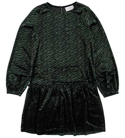 Grunt Kjóll - Charlotte - Green Zebra Grunt Kjóll - Charlotte - Green Zebra