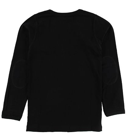 Say-So Blouse w. Buttons - Black Say-So Blouse w. Buttons - Black