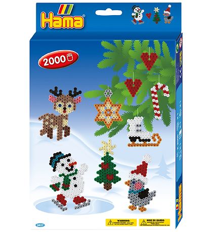 Hama Midi Bead Set - 2000 pcs - Christmas Hama Midi Bead Set - 2000 pcs - Christmas