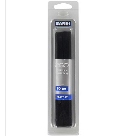 2GO Shoelaces - 90 cm - Black