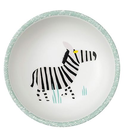 Petit Jour Paris Bowl - Melamine - White w. Zebra