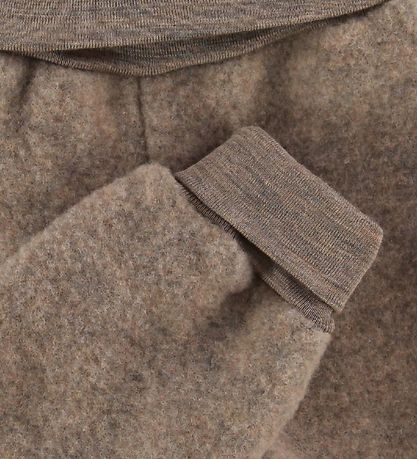 Engel Trousers - Wool - Melange Walnut