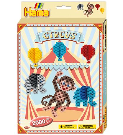 Hama Midi Bead Set - 2000 pcs - Circus Hama Midi Bead Set - 2000 pcs - Circus
