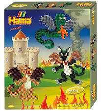 Hama Midi Bead Set - 2500 pcs - Dragons Hama Midi Bead Set - 2500 pcs - Dragons