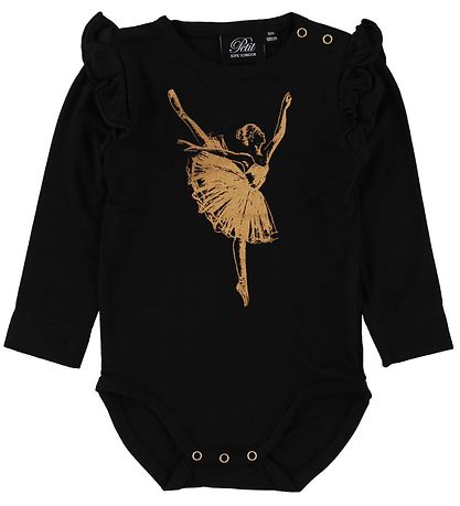 Petit by Sofie Schnoor Body L/æ - Dicte - Schwarz m. Ballerina