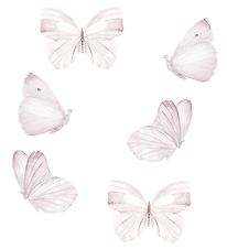 That's Mine Wallstickers - Butterflies - 6 pcs - White That's Mine Wallstickers - Butterflies - 6 pcs - White