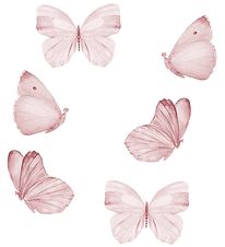 That's Mine Wallstickers - Butterflies - 6 pcs - Rose That's Mine Wallstickers - Butterflies - 6 pcs - Rose
