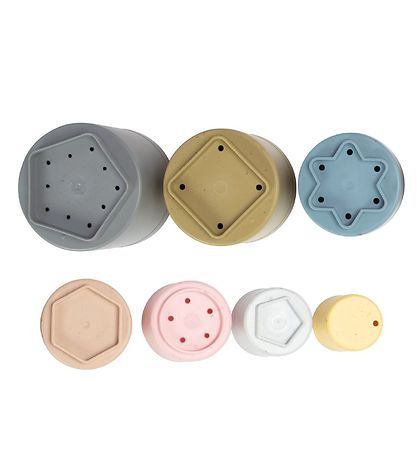 Tiny Bær Dantoy BIO Plastic Byggingarbollar - 7 Partar Tiny Bær Dantoy BIO Plastic Byggingarbollar - 7 Partar