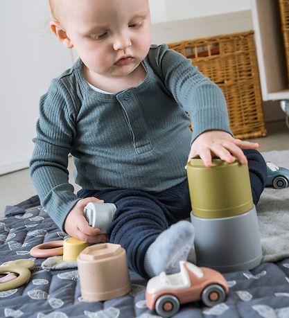 Tiny Bær Dantoy BIO Plastic Byggingarbollar - 7 Partar Tiny Bær Dantoy BIO Plastic Byggingarbollar - 7 Partar