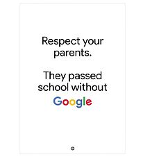 Citatplakat Poster - B2 - Google Citatplakat Poster - B2 - Google