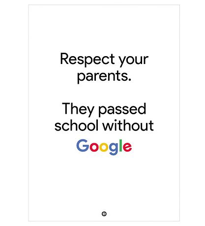 Citatplakat Poster - B2 - Google