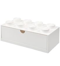 LEGO® Storage Storage Drawer - 8 Knobs - 31x15x9 - White LEGO® Storage Storage Drawer - 8 Knobs - 31x15x9 - White