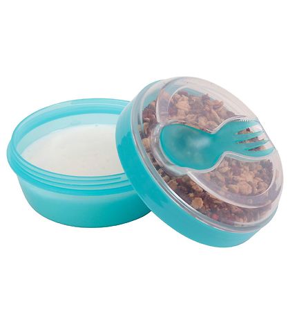 Carl Oscar Snackbox w. Cooling Element - 7 cm - Turquoise Carl Oscar Snackbox w. Cooling Element - 7 cm - Turquoise