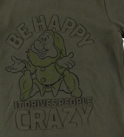 Wheat Disney T-Shirt - Happy - Army Leaf Wheat Disney T-Shirt - Happy - Army Leaf