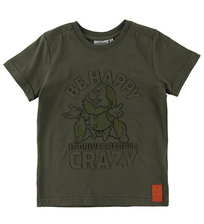 Wheat Disney T-Shirt - Happy - Army Leaf Wheat Disney T-Shirt - Happy - Army Leaf