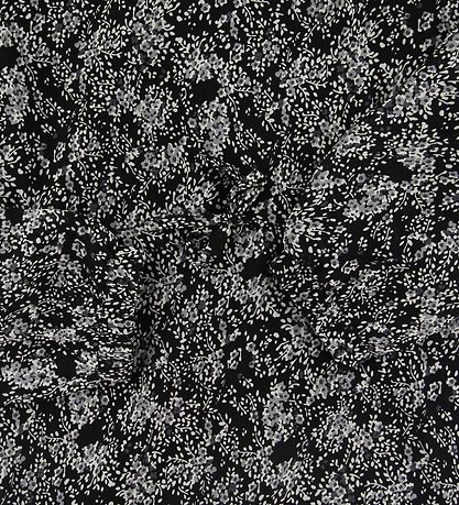 Grunt Dress - Abbi - Black w. Flowers